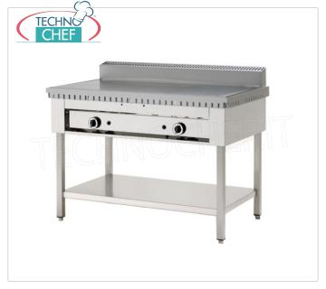 Technochef - CUISEUR ELECTRIQUE sur TRESPOLO, capacité de 4 à 8 tortillas Cuisinière électrique, version sur pieds avec tablette inférieure, avec plaque en acier 600x600 pour 4 enveloppes, V 380/3 + N, kw 3,5, dim. externe 650x730x960h mm