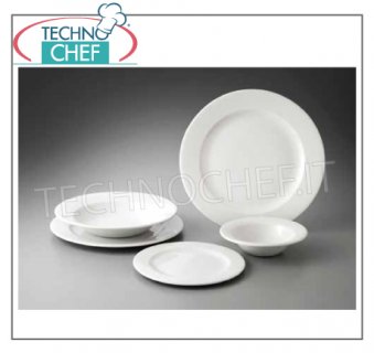 CHURCHiLL - Porcelaine pour restaurant - Collection WHITE PROFILE PLAQUES, Collection Profile White, Marque CHURCHiLL