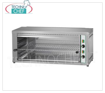 FIMAR - Salamandre électrique fixe en acier inoxydable, Mod.RS70 SALAMANDRE ÉLECTRIQUE FIXE en acier inoxydable, avec grille de cuisson 670x290 mm, 3 niveaux de puissance, V.230/1, Kw.3,2, Poids 23 Kg, dim.mm.880x370x400h