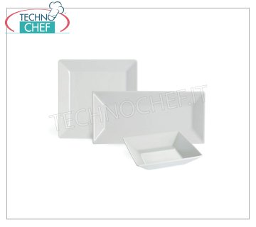 SATURNIA - Assiettes et vaisselle en porcelaine blanche - Collection KIMI - Gamme complète