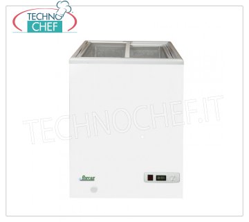Forcar - CONGÉLATEUR CHIMIQUE, 2 portes vitrées, 97 lt., Statique, Temp.≤ -18, Classe C, mod.G-SD100S