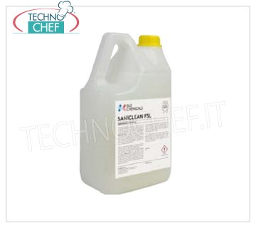 Détergent désinfectant pour surfaces - Réservoir 5 litres Détergent désinfectant prêt à l'emploi, utilisable sur toutes les surfaces lavables, spécifique au secteur alimentaire, adapté à une utilisation dans l'environnement HACCP - bidon de 5 litres
