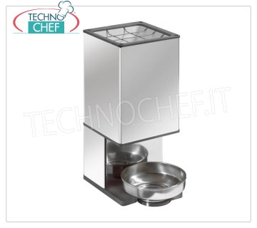 TECHNOCHEF - Brise-Glace Professionnel, Productivité 120 Kg/h, Mod.SGH Brise-glace en acier inoxydable et plastique, production 120 kg/heure, idéal pour la production de morceaux de glace, V.230/1, Kw.0,3, Poids 12,50 Kg, dim.mm.400x180x350h