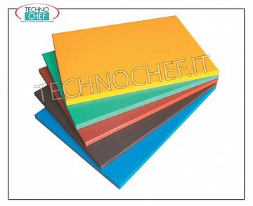 Technochef - Planches à découper en polyéthylène Planche à découper en polyéthylène avec butée colorée