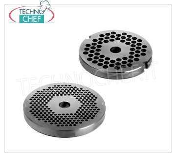 MOULE PERFORÉE EN ACIER INOXYDABLE 304 pour HACHOIR À VIANDE Type 12 Moule 'TYPE 12' en acier inoxydable avec trous de 6 mm de diamètre, pour hachoir à viande professionnel FIMAR Mod.12