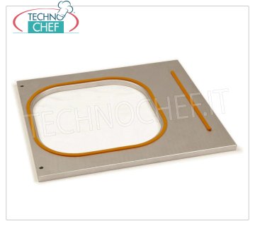 MOULE PLAT Q pour SOUDEUSE MANUELLE Plaque Q moule pour thermosoudeuse manuelle, dimensions 180x180 mm, poids 1 kg.