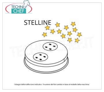 Technochef - MATRICE ÉTOILES ALLIAGE LAITON-BRONZE