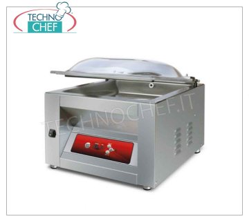 Machine professionnelle de chambre à vide, barre de soudure 45 cm, chambre 46x50x22h cm, mod. SYSTÈME45 MACHINE D'EMBALLAGE SOUS VIDE EUROMATIC BELL pour comptoir, ligne SYSTEM, CHAMBRE mm. 460x500x220h, BARRE DE SOUDAGE de 450 mm, POMPE À VIDE de 20/24 mètres / cube / heure, V.230 / 1, Kw 0,90, Poids Kg.68, dimensions extérieures mm. 560x610x450h