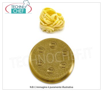 Technochef - Nouilles 6 mm Matrice de bronze pour Tagliatelle 6 mm