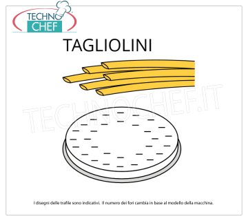 Technochef - FILIÈRE TAGLIOLINI en ALLIAGE LAITON-BRONZE