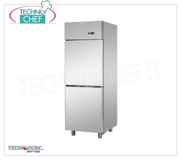 TECNODOM - Armoire congélateur-congélateur 2 1/2 portes, lt.700, PÂTISSERIE Armoire Congélateur-Congélateur 2 demi-portes, marque TECNODOM, avec structure en acier inoxydable, capacité de 700 litres, basse température -18°/-22°C, réfrigération ventilée, PLAQUES DE PÂTISSERIE mm 600x400, V.230/1, Kw.0 ,65 , Poids 135 Kg, dim.mm.710x800x2030h