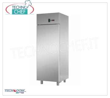 TECNODOM - Meuble Frigo PÂTISSERIE, 1 Porte, 700 l, Ventilé, Température 0°+10°C., pour plateaux 60x40 cm, mod. AF07EKOMTNPS PÂTISSERIE Armoire Réfrigérée 1 porte, Ventilée, Température 0°+10°C. , capacité lt.700, Préparé pour plateaux mm 600x400, V.230/1, Kw.0,385, Poids 120 Kg, dim.mm.710x800x2030h