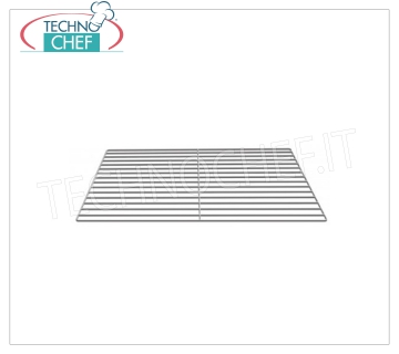Grille en acier inoxydable GN 2 Grille en acier inoxydable Gastro-Norm 2/1 (530x650 mm)