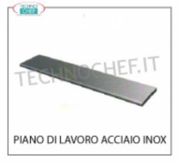 Plan de travail en acier inoxydable Plan de travail en acier inoxydable pour mod. SALINE 80 mm de long 1040