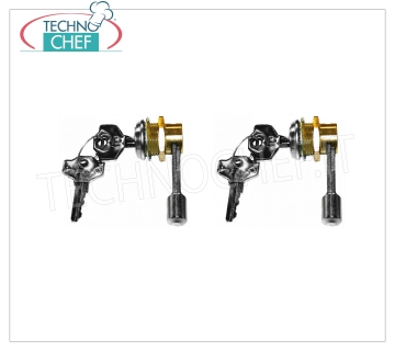 Serrure à clé 2 portes Serrure avec clé pour 2 portes