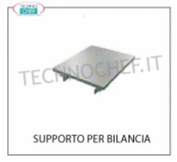 Support pour balance en acier inoxydable Support pour balance en acier inoxydable, dimensions 600x440x20h mm