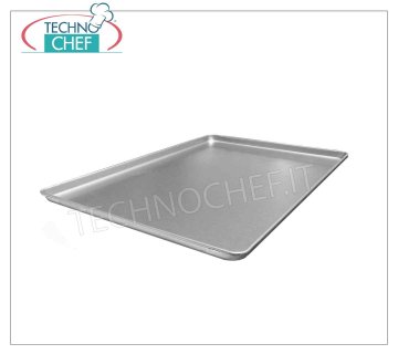 Plateaux en aluminium imprimés avec bord évasé continu, épaisseur 15/10,