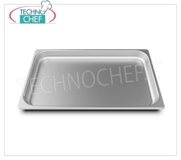 SPIDOCOOK - Plaque de cuisson en acier inoxydable GN 1/1, h 40 mm, Mod.TG815 Plaque de cuisson Gastro-Norm 1/1 (mm 530x325) en acier inoxydable, h 40 mm.