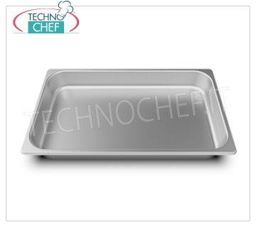 SPIDOCOOK - Plaque de cuisson en acier inoxydable GN 1/1, h 65 mm, Mod.TG825 Plaque de cuisson Gastro-Norm 1/1 (mm 530x325) en acier inoxydable, h 65 mm.