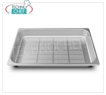 SPIDOCOOK - Plateau Inox Perforé GN 1/1, h 65 mm, Mod.TG830