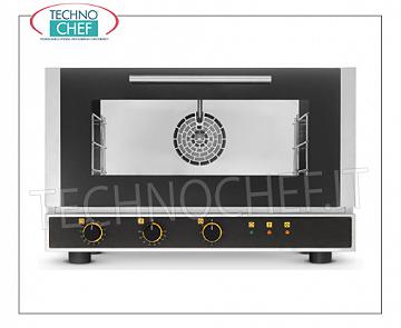 Tecnoeka - FOUR À CONVECTION À VAPEUR Électrique, 3 plateaux 600x400 mm Pâtisserie, mod. EKF364UD FOUR DE CONVENTION DE VAPEUR ÉLECTRIQUE, Professionnel pour PÂTISSERIE et BOULANGERIE, avec chambre de cuisson pour 3 plateaux de 600x400 mm, COMMANDES ÉLECTROMÉCANIQUES, V.230 / 1, Kw.3,7, Poids 45 Kg, dim.mm.790x752x504h