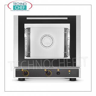 Tecnoeka - FOUR ÉLECTRIQUE À CONVECTION 4 Plateaux 429x345 mm, avec humidité, Professional, mod. EKF423U FOUR A CONVENTION ÉLECTRIQUE Ventilé avec HUMIDIFICATEUR, chambre de cuisson pour 4 PLATEAUX de 429x345 mm, COMMANDES ÉLECTROMÉCANIQUES, V.230 / 1, Kw.2.8, Poids 34 Kg, dimensions extérieures mm.590x695x590h