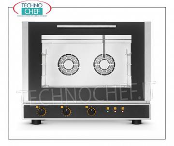 Tecnoeka - FOUR À CONVECTION ÉLECTRIQUE À VAPEUR, 4 bacs à pâtisserie de 600x400 mm, mod. EKF464UD FOUR A CONVENTION A VIDE ELECTRIQUE A VAPEUR, Professionnel pour PÂTISSERIE et BOULANGERIE, avec chambre de cuisson pour 4 plateaux de 600x400 mm, COMMANDES ÉLECTROMÉCANIQUES, V.400 / 3 + N, Kw.4.4, Poids 58 Kg, dim.mm.784x752x634h