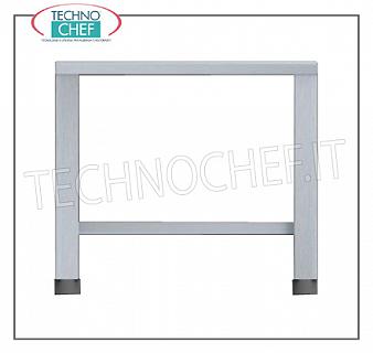 Prise en charge des fours en acier inoxydable Support pour fours à chevauchement en acier inoxydable 430, sur les jambes avec étagère inférieure pour Mod: TK-EKF423; TK-EKF443; TK-EKF523, Kg.45 Poids, dim.mm.610x630x541h