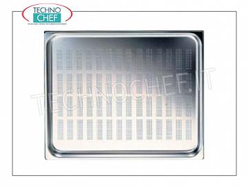 aluminium feuille de cuisson plateau perforé de cuisson en aluminium, dim.mm.435x345x10h