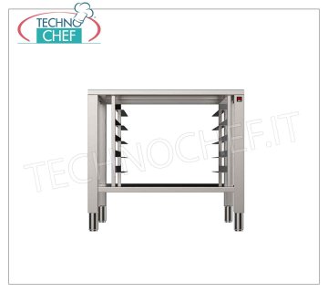 Table fixe avec supports Table fixe AISI 430 pour fours 4,6,10 plateaux, dim. mm 850x787x770h, poids kg 35