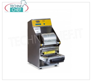 TECHNOCHEF - Thermoscelleuse semi-automatique pour barquettes, Mod.TSS101-R