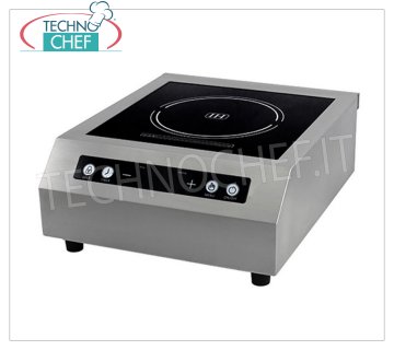 TECHNOCHEF - Plaque de cuisson à induction de table, surface inductive Ø 120÷300 mm, modèle TT500TOUCH
