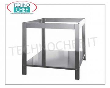 Support avec étagère inférieure pour four à pizza 1 chambre, 4 pizzas, modèle TTOVENRG4, dim. mm. 979x1109x960h