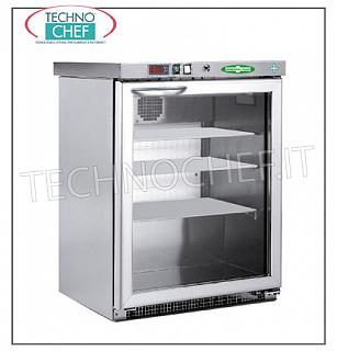 Réfrigérateur de pharmacie, 1 porte, lt.140 Réfrigérateur pour médicaments, 1 porte, ventilé, température + 1 ° / + 15 ° C, lt. 140, structure en acier inoxydable AISI 304, V.230 / 1, kw 0,208, dimensions mm 630x567x838h
