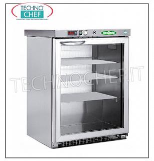 Réfrigérateur-congélateur pour pharmacies, 1 porte, 140 litres Congélateur à médicaments, 1 porte, ventilé, température -15 ° -25 °, lt 140, structure en acier inoxydable AISI 304, V.230 / 1, kw 0,583, dimensions mm 670x645x1020h