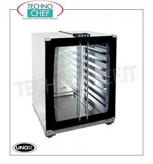 UNOX - Armoire Prover pour fours capacité 8 plateaux de 460x330 mm PROOFER pour FOURS Mod.XFT130 - XFT133 - XFT110 - XFT113 - XFT023 - XFT013, version avec COMMANDES MANUELLES, 2 Portes en verre, capacité 8 PLATEAUX de mm 460x330, V.230/1, Kw 1,2, Dimensions extérieures, mm 600x657x757H