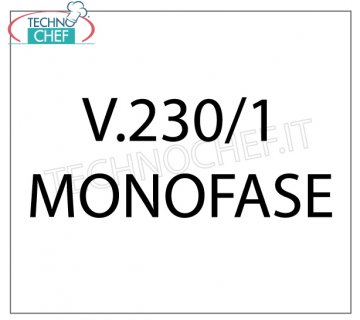 Version avec alimentation monophasée V. 230/1 Version avec alimentation monophasée V.230/1, pour laminoirs.