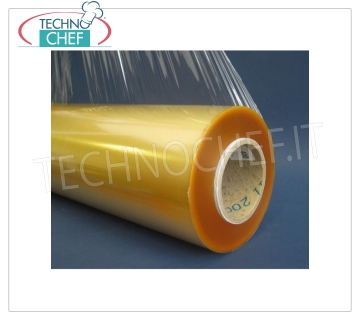 Pellicule transparente pour machine d'emballage VITAFILM-Roll film transparent de 1 500 mt, largeur 400 mm, poids kg.13