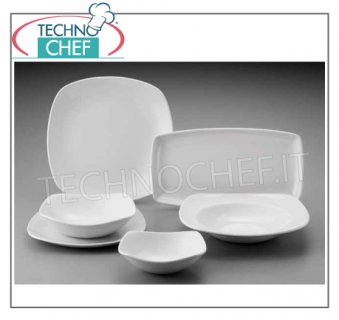 CHURCHiLL - Porcelaine pour restaurant ASSIETTE PLATE, Collection X Squared White, cm.29,3x29,3, Marque CHURCHiLL - Achat en pack de 12 pièces